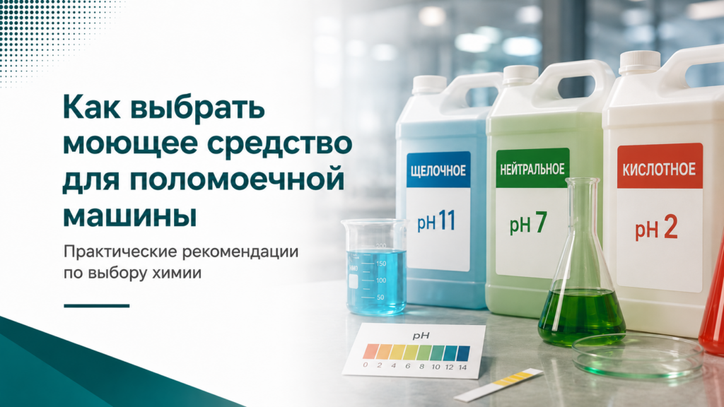 Как выбрать моющее средство для поломоечной машины