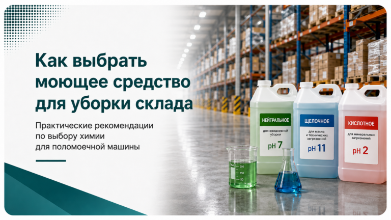 Какую химию использовать для уборки склада